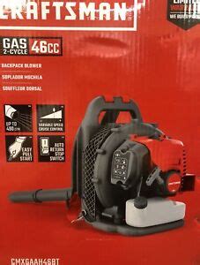 craftsman cmxgaahbt cc  cycle gas backpack blower  ebay