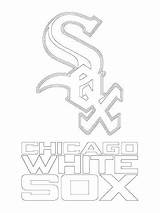 Coloring Sox Chicago Pages Logo Baseball Mlb Printable Cubs Jackie Robinson Drawing Royals Red Boston Sport Kansas City Color Texans sketch template