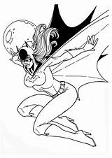 Batgirl Batwoman Superhero Momjunction Cgcreativeshop Getcolorings sketch template