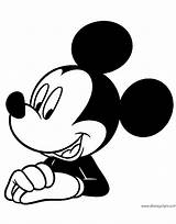 Mickey Mouse Pages Coloring Face Disneyclips Misc sketch template