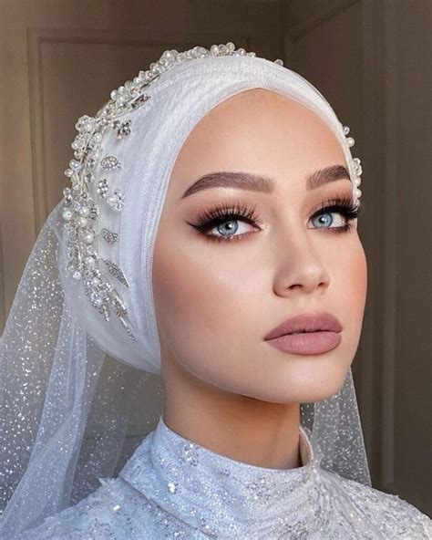 Most Beautiful Bridal Hijab And Makeup Inspirations Hijab Fashion