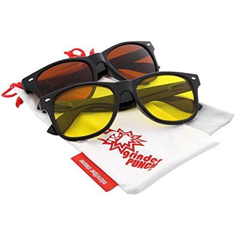grinderpunch blue blocking driving sunglasses black and yellow lens 2