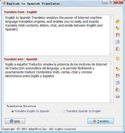 Download English To Spanish Translator 2 00