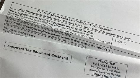 child tax credit letters  irs showing   mailboxes ksdkcom