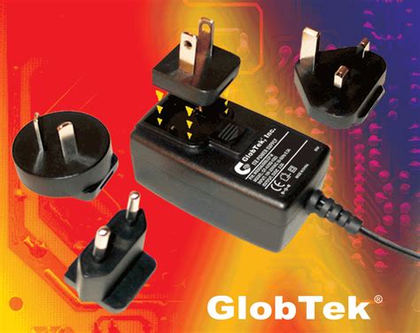 power supplies  interchangeable international blades wall plug   globtek