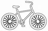 Bicycle Bike Coloring Pages Bmx Drawing Kids Easy Color Printable Bicyle Bikes Sheet Template Print Sketch Colorings Bicycles Getdrawings Vehicles sketch template