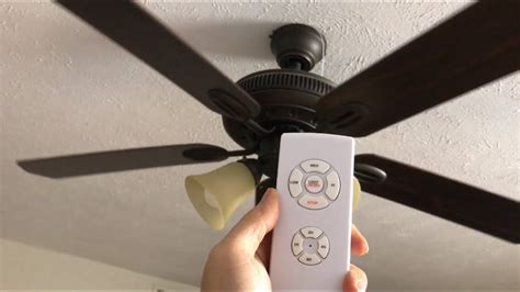 install ceiling fan light wireless remote control  timer  youtube