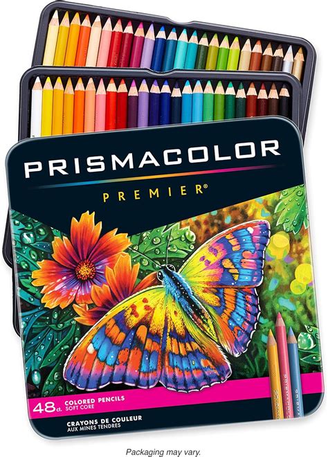 prismacolor premier colored pencil set tin  amazonca