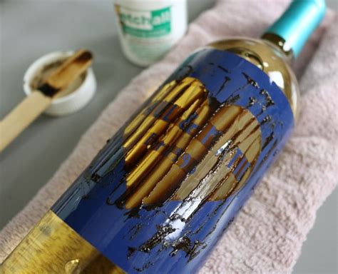 How To Make A Personalized Etched Glass Wine Bottle Glass Etching