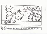 Normas Colorear Escuelaenlanube Seguro sketch template
