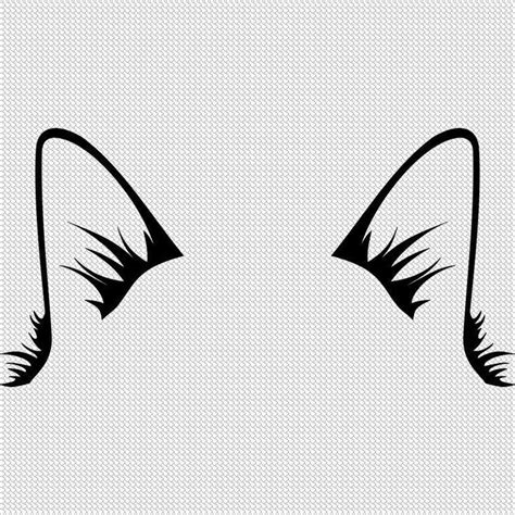 cat ears svg digital file cute cat ears  cricut  shirts