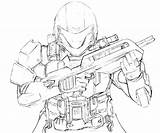 Halo Coloring Pages Spartan Getcolorings sketch template