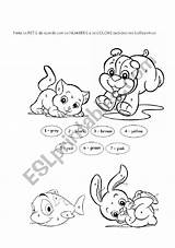 Pets Coloring Worksheet Preview Animals sketch template