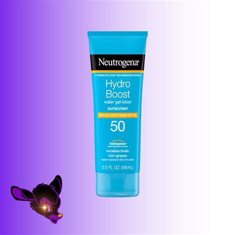 neutrogena hydro boost sunscreen spf  review skincare stacy