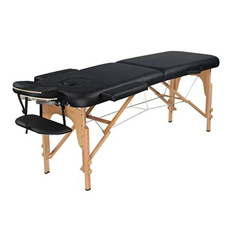 Heaven Massage Ultra Lightweight Black Portable Massage Table Fits In