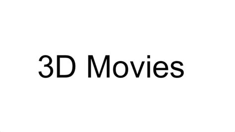 3d Movies Youtube