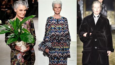 Older Models At Fashion Week Prove That The Runway Has No Age Limit