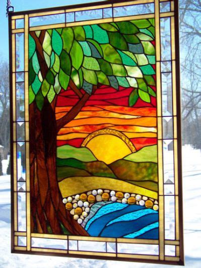 299 Best Scenic Stained Glass Images Stained Glass Panels Stained