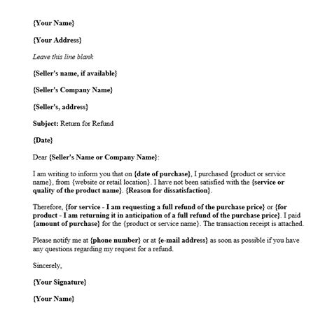 refund demand letter template samples letter template collection vrogue