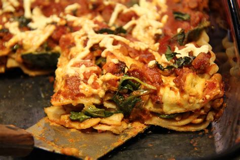 gluten  vegan spinach lasagna   good gluten