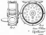 Fly Smallmouth Bass Reels Reel Patent Drawings Box Rods sketch template