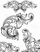 Engraving Ornate Drawing Designs Filigree Baroque Tattoo Carving Tattoos Intricate Choose Board Engraver Designed Hand Tatoo sketch template