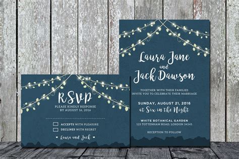 Wedding Invitation And Rsvp