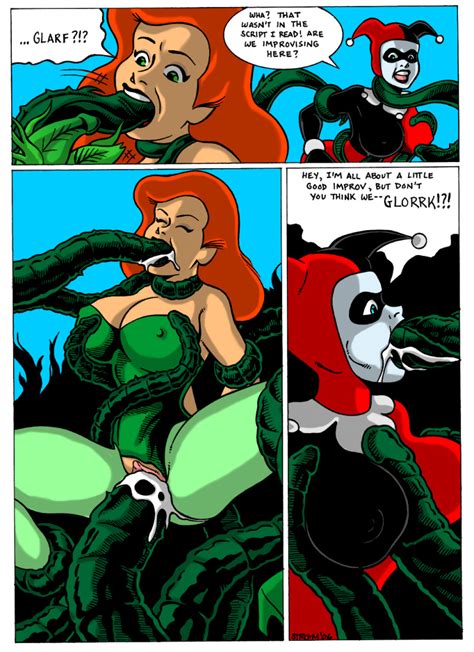 harley quinn and poison ivy lesbians 3 green thumb and pink pussy