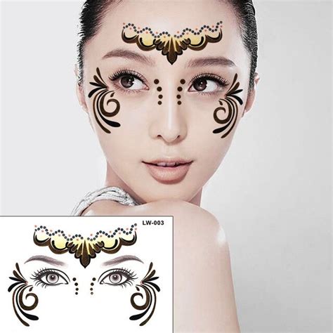 pcslot halloween harajuku eye sticker funny face stickers brown