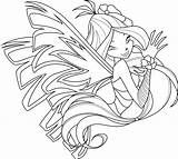 Coloring Sirenix Flora Icantunloveyou Deviantart sketch template