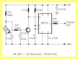 build   security systems ir receiver circuit diagram