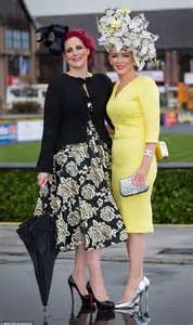 racegoers at the punchestown festival look elegant for ladies day