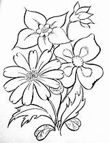 Flower Coloring Pages Drawing Templates Painting Color Unique Choose Board sketch template
