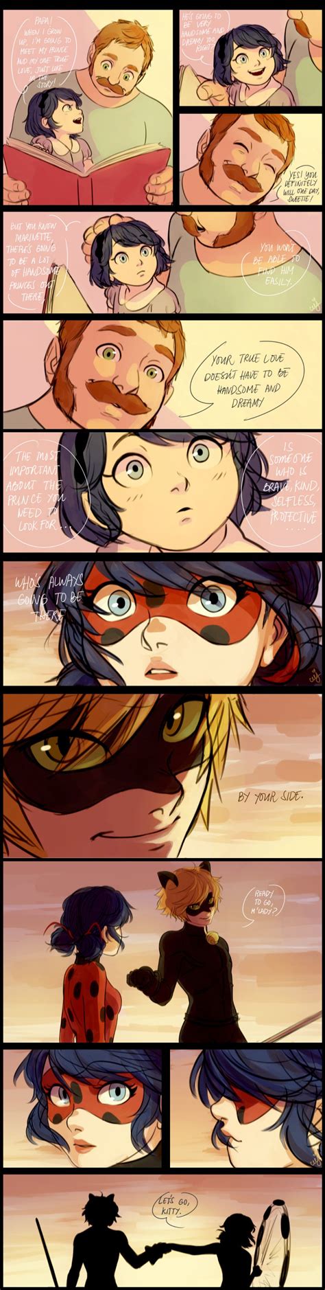 tom marinette ladybug and cat noir comic miraculous