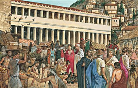 representation  ancient greek agora