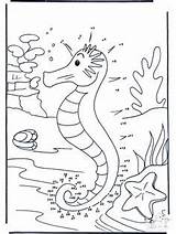 Seahorse Dots Connect Coloring Pages Eric Carle Printables Kids sketch template