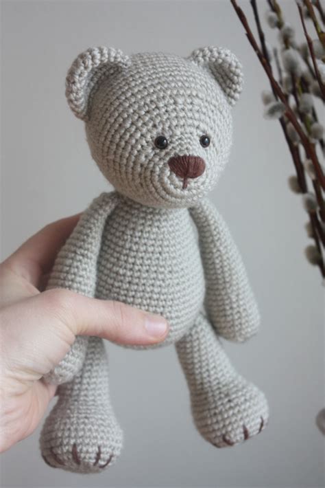 happyamigurumi  teddy bear  pattern