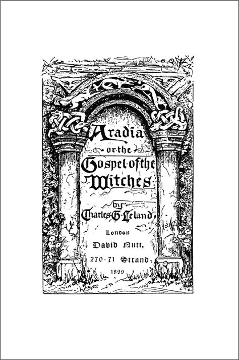 aradia   gospel   witches troy books