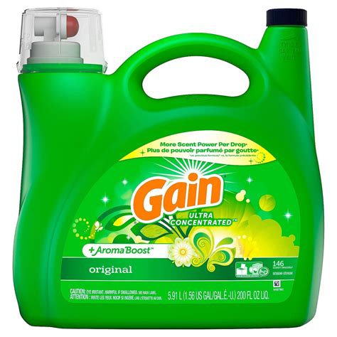 gain high efficiency original liquid laundry detergent  loads green  pack walmartcom