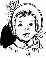 Bonnet Baby Clipart Clipground sketch template