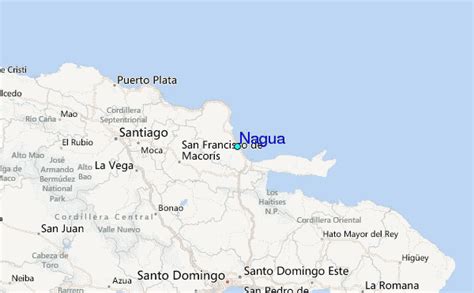 Mapa De Nagua Santo Domingo