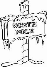 Pole North Coloring Pages Sign Christmas Printable Clip Clipart Poles South Color Templates Bmp Untitled Printables Wanted Poster Xmas 1060 sketch template