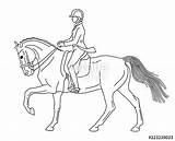 Dressage Drawing Horse Rider Sketch Drawings Paintingvalley sketch template