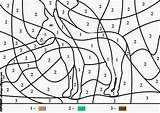 Cheval Chiffre Magique Chiffres Numero Esel Coloriages Donkey Colorier Maternelle Zahlen Malen Mulo Asino Jeux Incroyable Acceptable Codes Cp Gratuitement sketch template