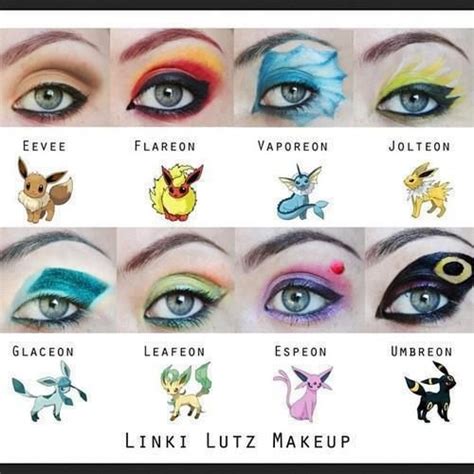 eevee pokèmon makeup pokemon makeup cosplay makeup