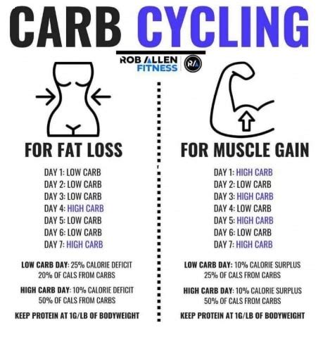 good carb cycling meal plan   shape