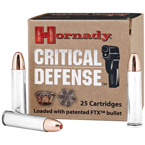 hornady critical defense  carbine  grain ftx ammo  rounds    carbine ammo