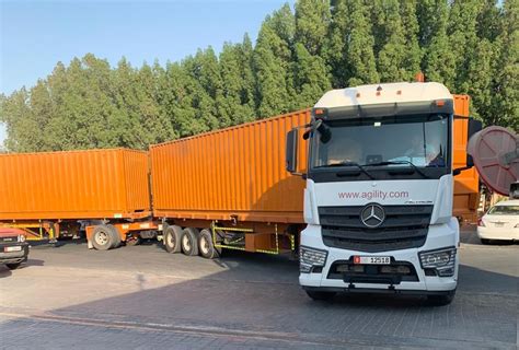 agility abu dhabi expands double trailer truck fleet transport