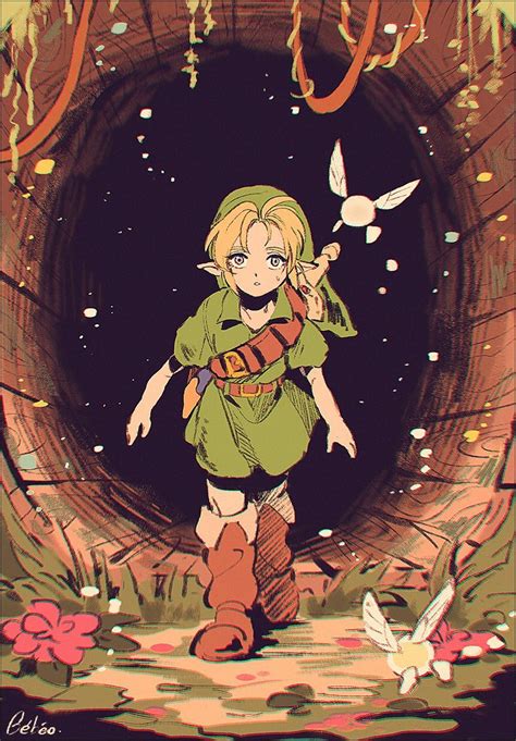 Pin By Danielle On イラスト Zelda Art Ocarina Of Time