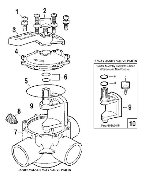 parts  jandy valve  port jandy  valve  port valves swimming pool valve